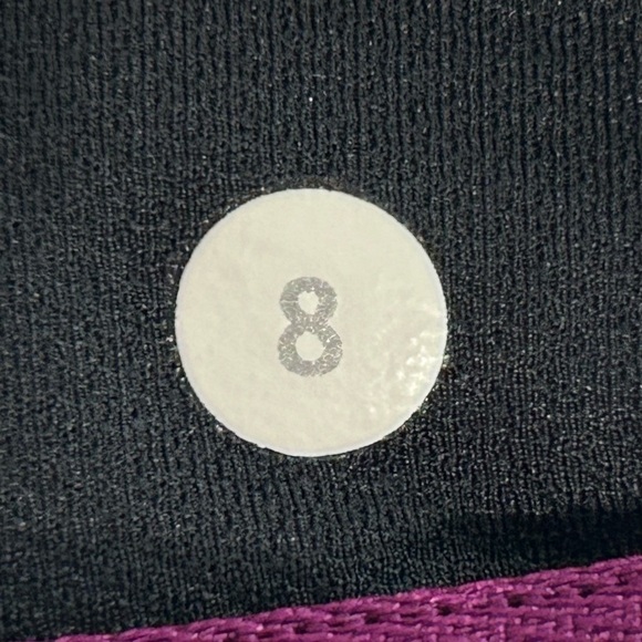 Lululemon Run: Inspire Crop II All Full-On Luxtreme Pigment Wave Multi / Black 8 - Picture 7 of 7